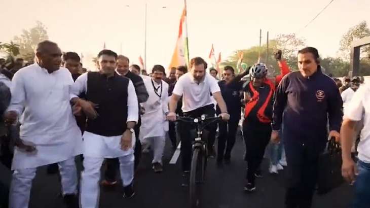 उज्जैन पहुंचे राहुल गाँधी, यात्रा का 82 वां दिन