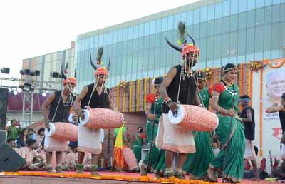 दिल्ली के प्रगति मैदान में छत्तीसगढ़ राज्य दिवस पर सांस्कृतिक संध्या का आयोजन