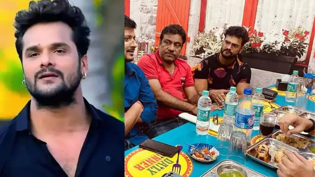 खेसारी लाल यादव ने की लिट्टी-चोखा पार्टी