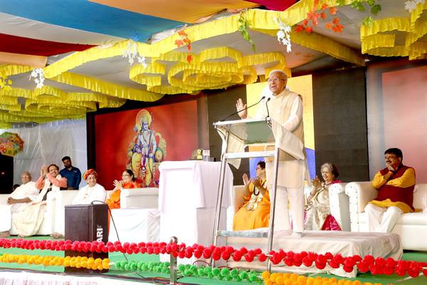 मंदिर एकता और अखण्डता के प्रेरणा केन्द्र : राज्यपाल श्री पटेल