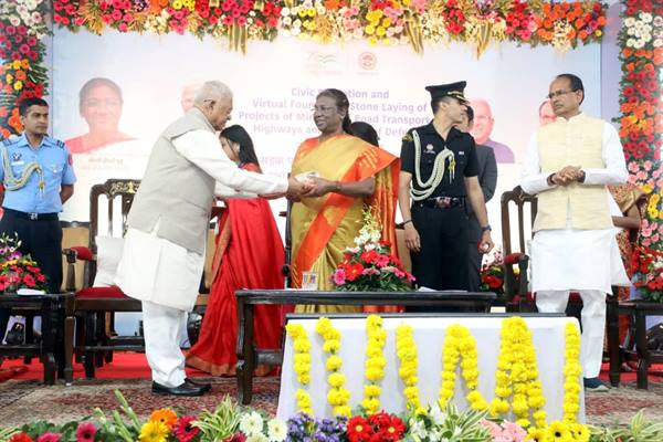 तेजी से बढ़ेगी मध्यप्रदेश की विकास यात्रा: राष्ट्रपति श्रीमती द्रौपदी मुर्मु