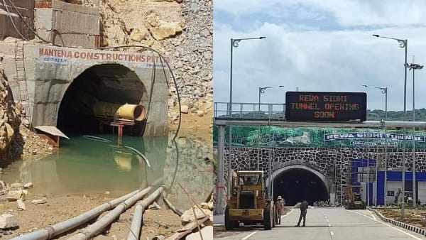 विंध्य क्षेत्र में एक नहर, एक रेल लाइन समेत तीन टनल का निर्माण कार्य पूरा