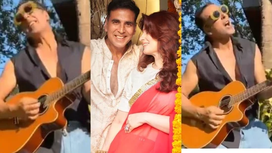 हाथ में गिटार लिए थिरकते नजर आए अक्षय कुमार:वाइफ ट्विंकल ने किया ट्रोल, बोलीं- अच्छा हुआ मैं उस टाइम रूम में थी
