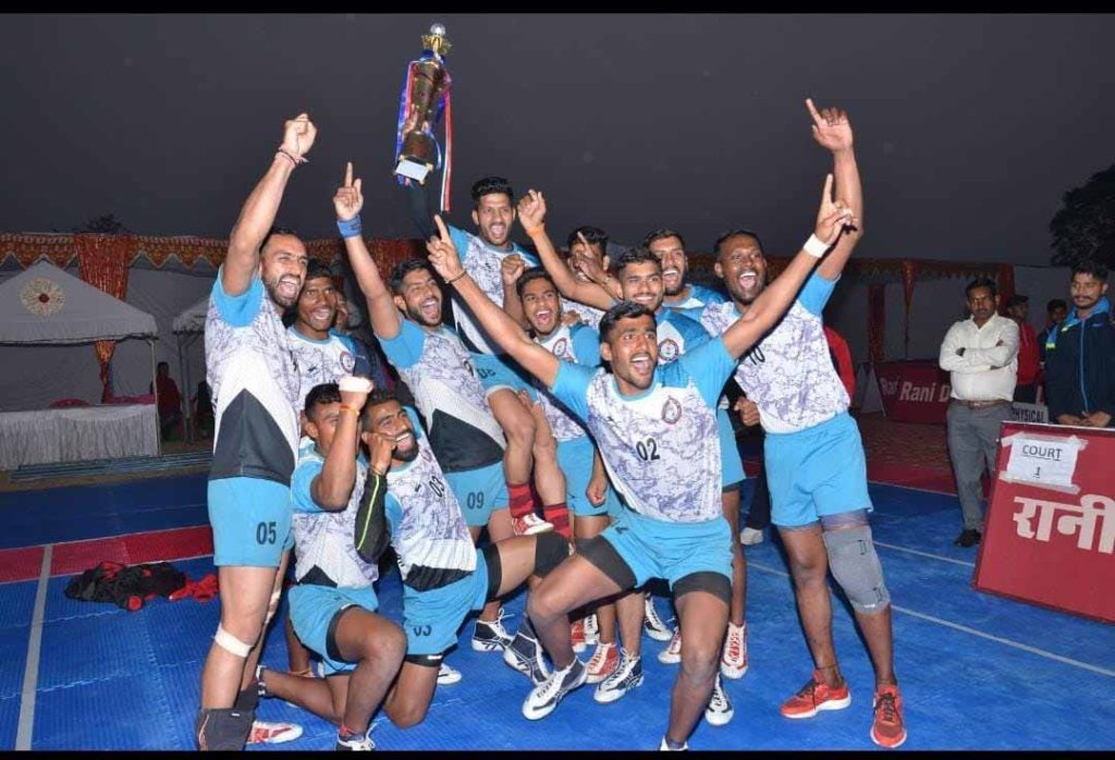 जबलपुर में आयोजित कबड्डी में अजय बिश्नोई की टीम ने रचा इतिहास