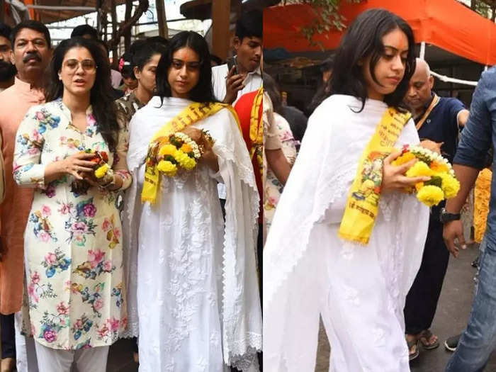 पार्टी की तस्वीरें वायरल होने के बाद नीसा देवगन पहुंचीं सिद्धिविनायक मंदिर, लोग बोले- मार दी पलटी