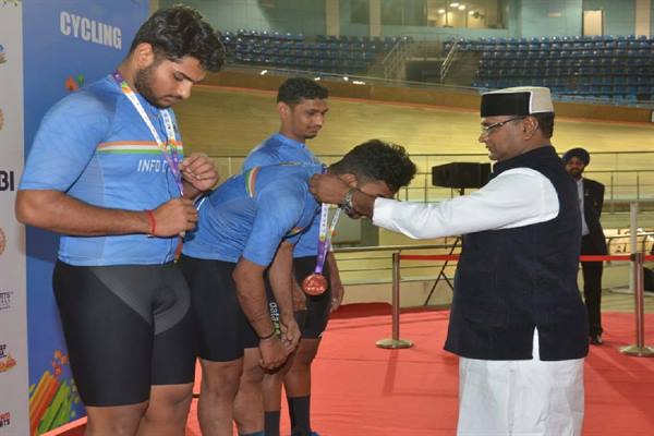 खेलो इंडिया यूथ गेम्स की ट्रैक साइक्लिंग स्पर्धाएँ दिल्ली में प्रारंभ