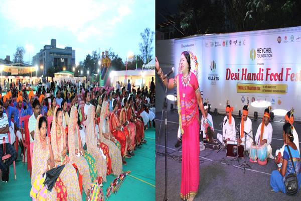 देसी हांडी फूड फेस्ट में दिखा जनजातीय कला व स्वाद का अनूठा संगम