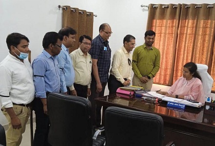 कलेक्टर से निजी डॉक्टरों के प्रतिनिधि मंडल ने की भेंट