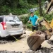 Nainital News: Car fell in rain drain