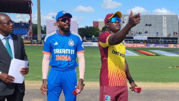 Indian team won the toss in the fifth T20 match and selected batting,