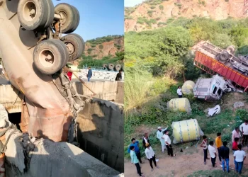 खड़े ट्रक से भिड़ा कोयले से लदा वाहन; चार लोगों की मौत, नूंह में KMP एक्सप्रेस-वे पर भीषण सड़क हादसा