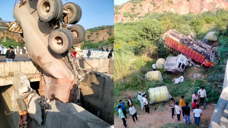 खड़े ट्रक से भिड़ा कोयले से लदा वाहन; चार लोगों की मौत, नूंह में KMP एक्सप्रेस-वे पर भीषण सड़क हादसा