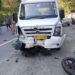 चमोली में टेंपो ट्रैवलर ने बाइक को मारी टक्कर, दो पुलिसकर्मियों समेत तीन लोगों की मौत