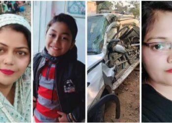 मिर्जापुर में भीषण सड़क हादसा, कार और ट्रक की टक्कर में 4 लोगों की मौत