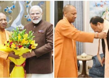 यूपी कैबिनेट विस्तार की अटकलों के बीच पीएम मोदी से मिले CM योगी, करीब डेढ़ घंटे तक चली मीटिंग