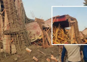 महाराजगंज में निर्माणाधीन मैरिज हॉल की छत गिरी, 3 मजदूरों की मौत, कई मलबे में दबे, बचाव अभियान जारी