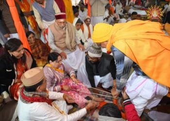 अरणिमंथन से प्रकट हुई अग्नि, नवकुण्डों में हुई स्थापित, जानें 20 जनवरी के अनुष्ठान का पूरा शेड्यूल