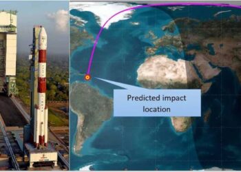 पृथ्वी के वायुमंडल पर लौटा ISRO के PSLV-37 रॉकेट का ऊपरी हिस्सा, रिकॉर्ड 104 सैटेलाइट किए गए थे लांच
