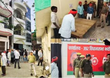 भदोही में सपा विधायक जाहिद बेग के घर कुर्की…साइकिल, कुर्सी, मेज के साथ बर्तन भी उठा ले गई पुलिस; जानें पूरा मामला