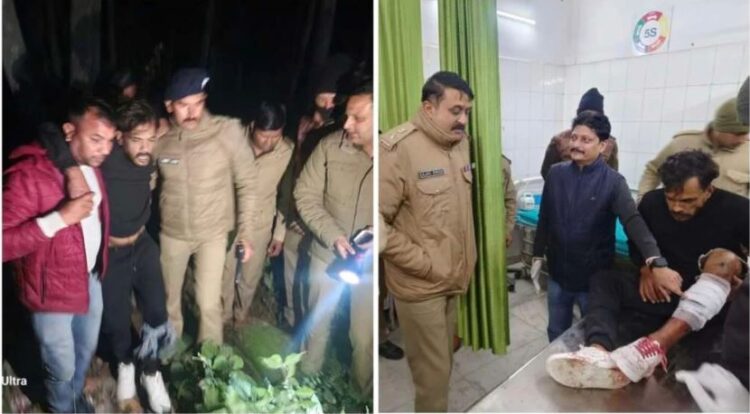 देहरादून में पुलिस ने किया हिस्ट्रीशीटर बदमाश का एनकाउंटर, पैर में गोली लगने के बाद गिरफ्तार