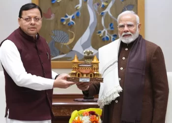 सीएम धामी ने पीएम मोदी से की मुलाकात, राष्ट्रीय खेलों के लिए किया आमंत्रित, विकास योजनाओं के लिए जताया आभार