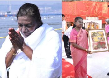 महाकुंभ: ये मेरा सौभाग्य, प्रयागराज में राष्ट्रपति ने किया स्नान… लेटे हनुमान और अक्षय वट का भी किया दर्शन