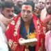 गोविंदा पहुंचे उज्जैन, महाकाल मंदिर में की पूजा, नंदी की मूर्ति पर चढ़ाया जल, साथ में नहीं दिखे बीवी-बच्चे