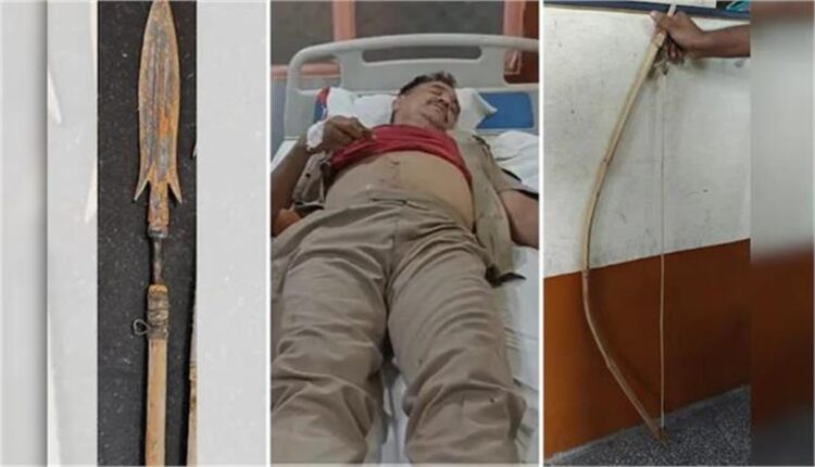 लखनऊ CBI ऑफिस में तीर-कमान से SI पर जानलेवा हमला, पूर्व रेलवे कर्मचारी गिरफ्तार