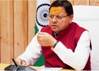 पीएम मोदी की अध्यक्षता में नीति आयोग की बैठक, शामिल हुए मुख्यमंत्री पुष्कर सिंह धामी